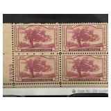 1935 U.S. Connecticut Tercentenary Plate Block