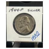 1944-P Jefferson Nickel in Holder
