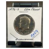 1976-S Gem Proof Bicentennial Half Dollar