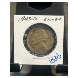 1943-D Jefferson Silver Wartime Nickel