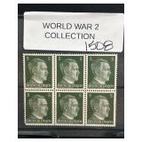 World War II Deutsches Reich Stamp Block