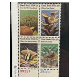 1980 Coral Reefs 15c MNH Block of 4 Stamps