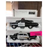 1958 and 1964 Ford Police Cars