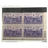 1938 Constitution US Plate Block Stamps