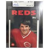 1986 Topps Pete Rose Reds Baseball Card