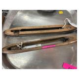 Antique Wooden Weaving Shuttles