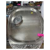 Decorative Metal Tray With Engraved Details