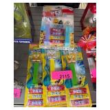 Five SpongeBob PEZ Dispensers