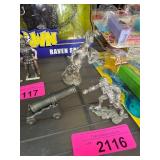 Four Cast Metal Figurines
