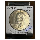 1976-D Eisenhower Bicentennial Dollar Coin