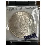 1880-S Morgan Silver Dollar, Uncirculated