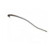 Sterling Silver Tennis Bracelet with Stones