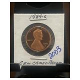 1989-S Lincoln Cent Gem Cameo Proof