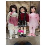 Three Heritage Mint Dolls