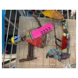 Colorful Stained Glass Character Figurines