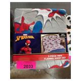 Marvel Spider-Man Twin Flannel Sheet Set