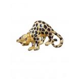 Park Lane Gold Tone Leopard Brooch