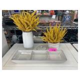 Hearth & Hand Stoneware Divided Tray