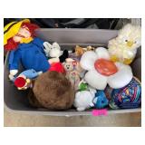 Plush Toy Lot With Various Characters