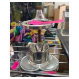 Metal Flower-Shaped Butter Press or Mold