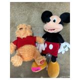 Disney Winnie the Pooh and Mickey Mouse Plush Toys