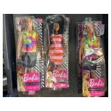 Three Barbie Fashionistas Dolls