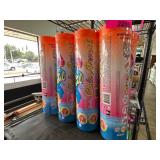 4 Barbie Color Reveal Doll Tubes