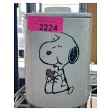 Peanuts Ceramic Storage Container with Snoopy Desi