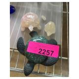 Turtle Figurines in Mixed Materials