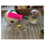 Three Holiday-Themed Ornaments