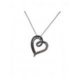 Kay Jewelers Sterling Silver Diamond Heart