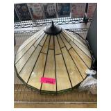 Stained Glass-Style Pendant Light Fixture