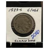 1923-S Buffalo Nickel Graded G/VG