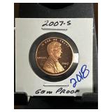 2007-S Lincoln Cent Gem Proof Coin