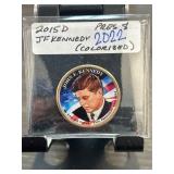 2015-D Colorized John F. Kennedy $1 Coin