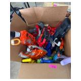 Box Lot of Assorted Nerf Guns