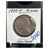 1939-D Jefferson Nickel, Key Date