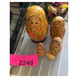 Hand-Painted Nested Matryoshka Dolls Set
