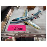Pan American Airways Tin Toy Airplane