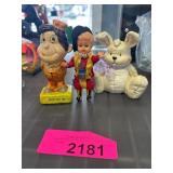 Figurines Including Ceramic and Plush
