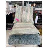 Decorative Throw Pillows in Various Textures