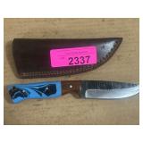 Custom Handcrafted Knife with Leather Sheath