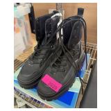 Zara Black Lace-Up Combat Boots