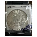 1883-O Morgan Silver Dollar in Holder