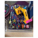 Toy CAT Excavator and Magnetic Building Set