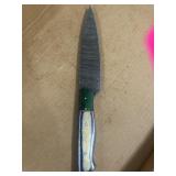 Custom Knife With Damascus Steel Blade