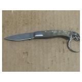 Compact Folding Knife with Keyring Attachment