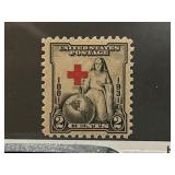1931 2-Cent Red Cross Issue US Stamp