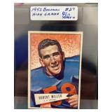 1952 Bowman Robert Miller Card #27