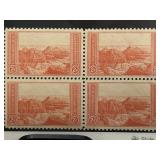 1934 US Grand Canyon 2Â¢ Stamp Block